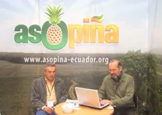 James Brown Hidalgo, Presidente Asopiña y Roberto Castillo, Productor/Exportador Terrasol