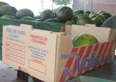 Cajas de melón Clase 1 - Producto de Colombia