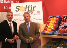 Sres. Antonio Galindo García (Presidente) y Angel García Izquierdo (Gerente) de Soltir