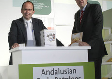 Luis Marín Lamparero (Asociafruit) y Oscar Rodríguez (Socio-director de Key Market)