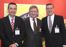 Ian Claydon (Kernel Export S.L.), Brian Long (Keelings) y José Antonio Cánovas (Kernel Export S.L.)