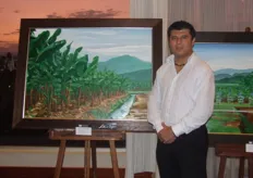 Arturo Rojas, Artista inspirado en cosechas bananeras