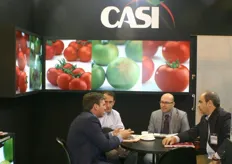 Jose María Andujar, Presidente de Casi y Paco Garcia el Director Comercial de CASI en reunión de negocios.