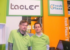 Tacler en Fruit Logistica, André Van der Wiel y Willem van Bork