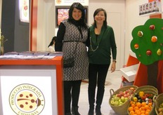 Montserrat Costafreda de PRODECA junto con Maite Ros de la Producció Integrada Catalunya