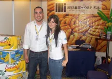 Santiago Arteaga junto a su colega de Hybridcorp S.A.