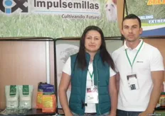 Diana Gómez junto a Ivan Montes de Impulsemillas