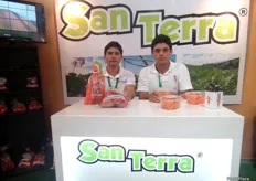 Diego Castelblanco y Cristian Castelblanco de la empresa productora y comercializadora de zanahorias y papas San Terra