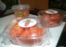 Zanahorias cortadas y empacadas sin conservantes de San Terra