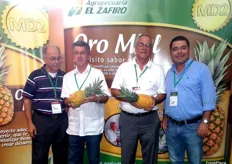 Cesar Sierra, Olver López, Mario Sanz y Giovanny López de Agropecuaria El Zafiro