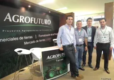 Camilo Pérez Director de Proyectos de Agrofuturo, Roberto Hoyos Presidente de Agrofuturo, Sebastian Correa Director Ejecutivo de Agrofuturo y Ricardo Jaramillo Director de Expo Agrofuturo.