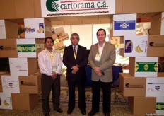 Luis García, Mauricio Ponce y Winston Rumbea de Cartorama C.A.