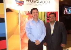 Manuel Echeverría junto a José Sánchez de Pro Ecuador