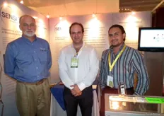 Jose Luis Pieroni, representante de Sensitech Latin America junto a Alvaro Bucamar y Erwin Cevallos de Sensitech Ecuador.