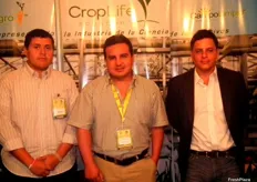 César Caicedo, Juan Carlos Escaleras y Nestor Nieto de CropLife Ecuador
