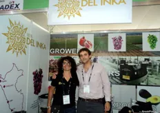 Marcela Cárcamo y Cristian Varas de Frutas del Inka