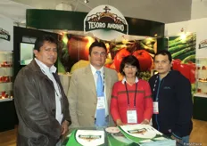 Javier Pastor, Ricardo Castillo, Alberto Cumpa y Juana Quiroz de la empresa peruana Tesoro Andino