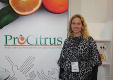Emilia Belaunde de Procitrus durante Expoalimentaria perú 2012