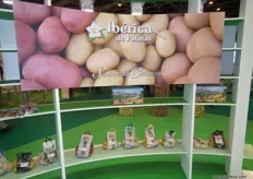 Stand de Ibérica de Patatas presentando su nueva marca “IBÉRICA EXPRESS”