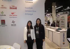 Luciana Ines Zamora y Florencia Zamora, de la empresa Zamora, de Tucumán.