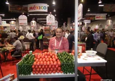 Fidel Pedraza Obregon, de Pedraz Distribution, proveedores de tomates y pimientos mexicanos a los EE.UU.