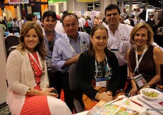 Gaby Laborin, Javier Molina, Marcos Molina, Rosa García, Juan Laborin y Colonia E. Vanegas, en el Booth de Sonora Spring Grapes.