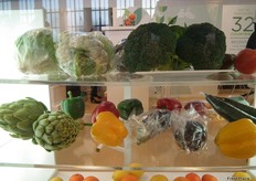 Verduras típicas de la huerta de Murcia, expuestas en el stand de Unexport.