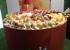 Fruta de la marca Cachirulo en el stand de Frutaria.