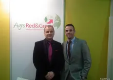 Ibán Martos, director comercial de Agro Red&Green y Carlos Glinderman, responsable de ventas en los Países del Este.