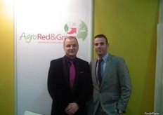 Ibán Martos, director comercial de Agro Red&Green y Carlos Glinderman, responsable de ventas en los Países del Este.