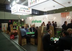 Stand de Plaform, formado por 13 empresas con una larga trayectoria, que pertenecen a la Asociación Española de Fabricantes de Envases y Embalajes de Cartón Ondulado.