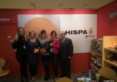Stand de HISPA Group, empresa de Murcia dedicada a la exportación de cítricos y ahora, también verdura.