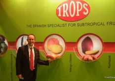 Enrique Colilles, Director Comercial de TROPS, especialista y líder en la producción y comercialización de mangos y aguacates de la costa malagueña.