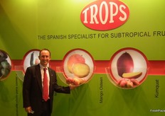Enrique Colilles, Director Comercial de TROPS, especialista y líder en la producción y comercialización de mangos y aguacates de la costa malagueña.