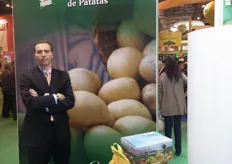 Pablo Jiménez, Director Comercial de Ibérica de Patatas, en su stand.