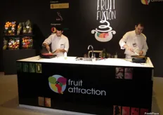 Espacio Fruit Fusión dedicado a la cocina.