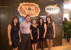 Francisco Herrero bien acompañado del resto del staff de Subasta del Sureste, Subasur.