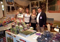 Stand de Frutas Torero, con su presidente Antonio Caballero.