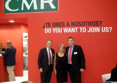Carles Martí Sousa, Director General de CMR GROUP junto a su esposa Montserrat Inglada y su hijo Jordi Martí Inglada, Director Comercial de CMR GROUP.