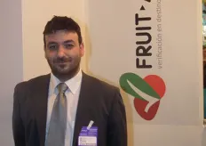 Rubén Cervera, Gerente de Fruit Audit, promocionando su servicio de auditorías en destino para el sector hortofrutícola.