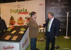 Stand de Frutaria, especialista en fruta de hueso, cítricos, fruta de pepita y uva, un año más, en Fruit Attration.