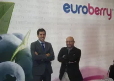 Alberto Jiménez Capitán, de Euroberry, y Juan Carlos Miranda, Gerente de Asturian Berries, empresa asociada a Euroberry y que comercializa con esta marca.
