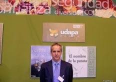 Alfonso Saenza, de Cámara Barron, gerente de Udapa, especialista en la producción y comercialización de patatas.