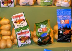 Patatas expuestas en el stand de Udapa