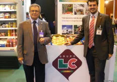 Lorenzo Carrasco (Director General) con su hijo Lorenzo Carrasco (Director Comercial) de Grupo LC, empresa especializada en comercialización, exportación, distribución e importación de frutas y hortalizas.