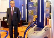 Máquina de embalaje expuesta en el stand de Fijaplast