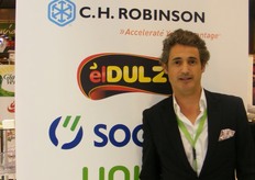 David Murcia, de Unica Group, en su stand.