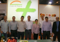 Staff de Fruits de Ponent en su stand.