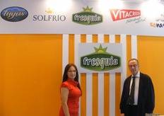 Equipo de Comfresh en su stand.