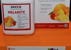 Melanite de DECCO IBERICA POST COSECHA S.A.U, es un nuevo fungicida con acción muy efectiva contra Geotrichum y actividad secundaria contra Penicillium. Tiene LMR (residuos admitidos) en la Unión Europea, Usa y los principales receptores de cítricos.